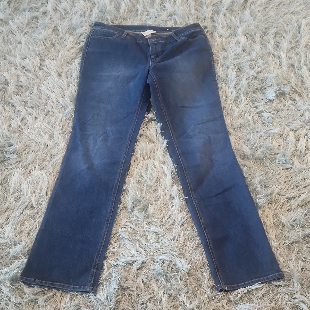 Item #01 - Christopher & Banks Blue Boot Cut Jeans Classic Fit